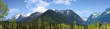 panorama - Snoqualmie Pass Washington North Cascades