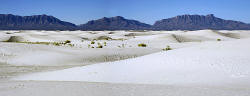 White Sands National Monument - New Mexico - San Andres Mts