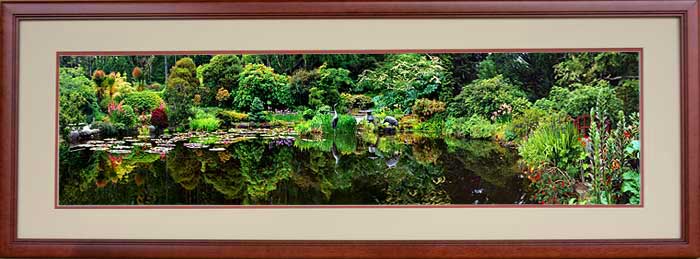 Mahogany Framed Shore Acres Panorama picture