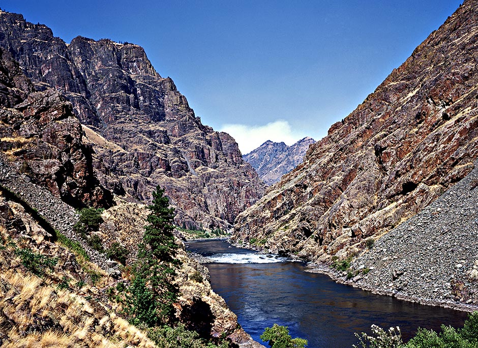 The wild Snake River in Hell's Canyon
