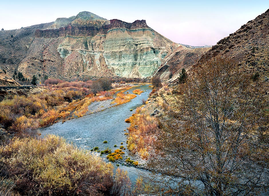 Cathedral Rock on the John Day River, Eastern Oregon