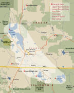 Map of Oregon's Klamath Basin