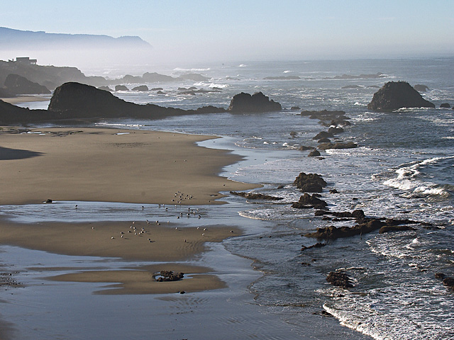 Oregon beaches pictures - Seal Rock between Newport and Waldport