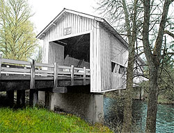 1249 Crawfordsville Covered Bridge, Crawfordsville, OR 44°21'26.8"N 122°51'38.2"W