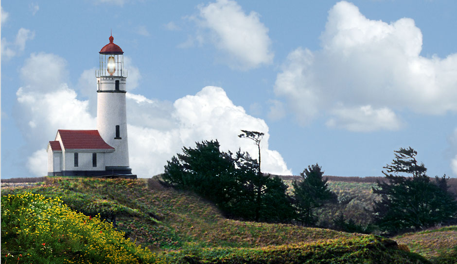 Cape Blanco Spring-59 foot  Lighthouse built in 1870
