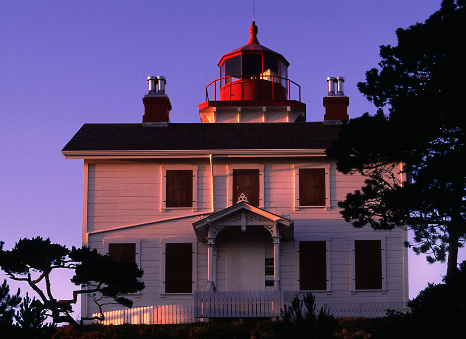Yaquina Bay Lighthouse- Used 1871 to 1874. 40 foot tower in Newport