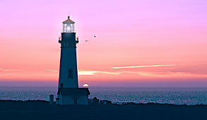 Yaquina Head Sunset- 93 foot  Lighthouse in Newport