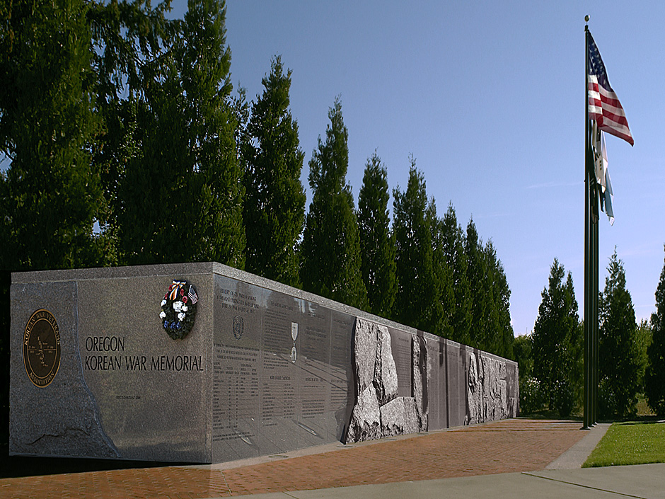 Oregon Korean War Memorial in Wilsonville