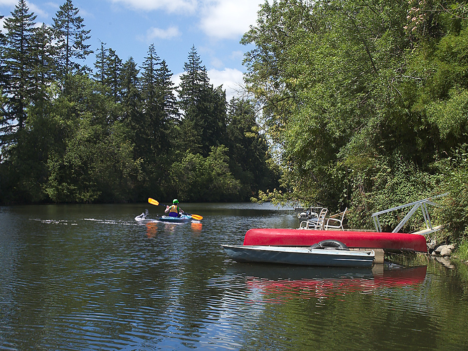River Grove Park - boating down the Tualatin River