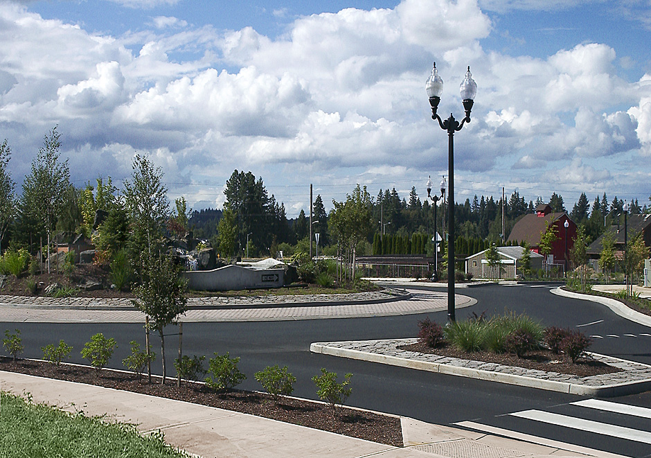 Roundabout Sherwood Oregon photo