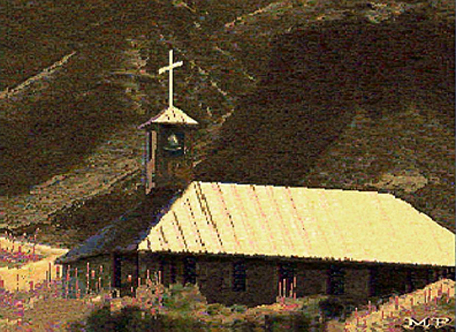 Hell's Canyon picture - The Imnaha Church - a country church
