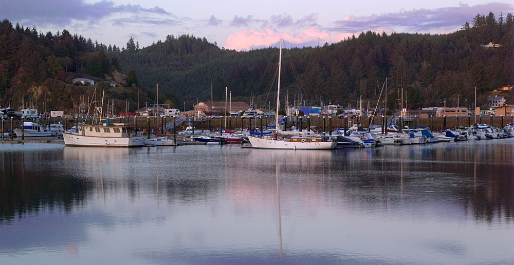Buy this Sunset at Winchester Bay Marina picture