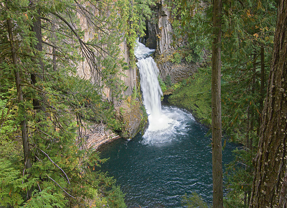 Buy this Toketee Falls on the Rogue Umpqua Byway picture