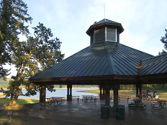 Picnic Area at Hagg Lake; Scoggins Valley Park picture for sale