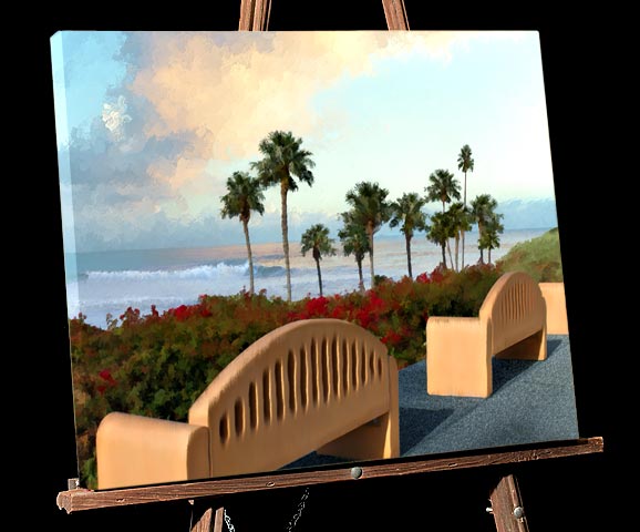 California South Coast Painting; San Clemente Park-Orange County