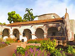 San Juan Capistrano Mission built in 1776