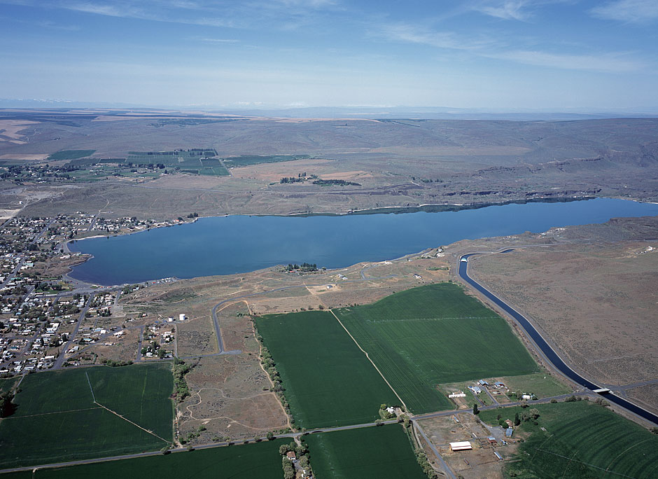 Buy this Soap Lake from the air picture