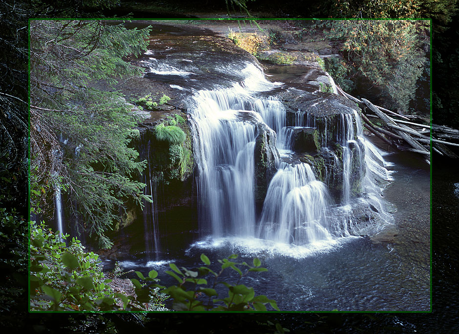 Buy this Lewis River Falls in Gifford Pinchot National Forest picture