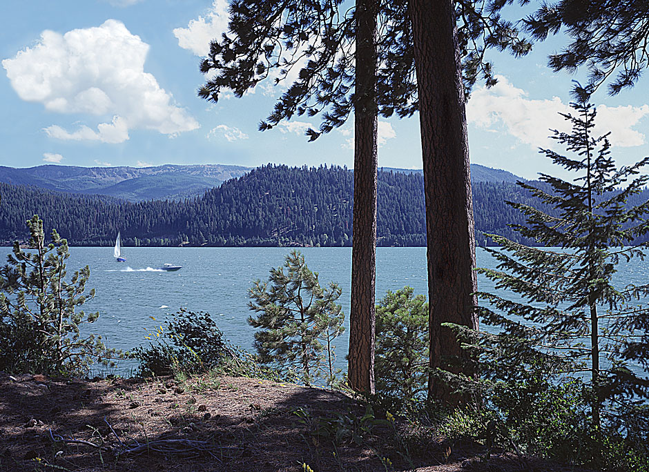 Buy this Rimrock Lake - Reservoir made from the Tieton Diversion Dam picture