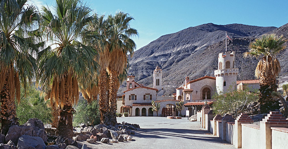 Buy this Scotty's Castle in Grapevine Canyon; oasis in the desert picture