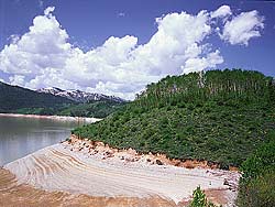 Palisades Reservoir near Wyoming border