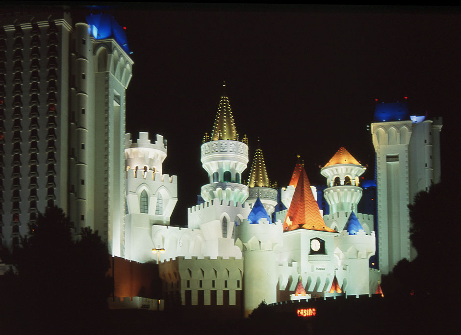 Buy this Las Vegas Excalibur night photograph