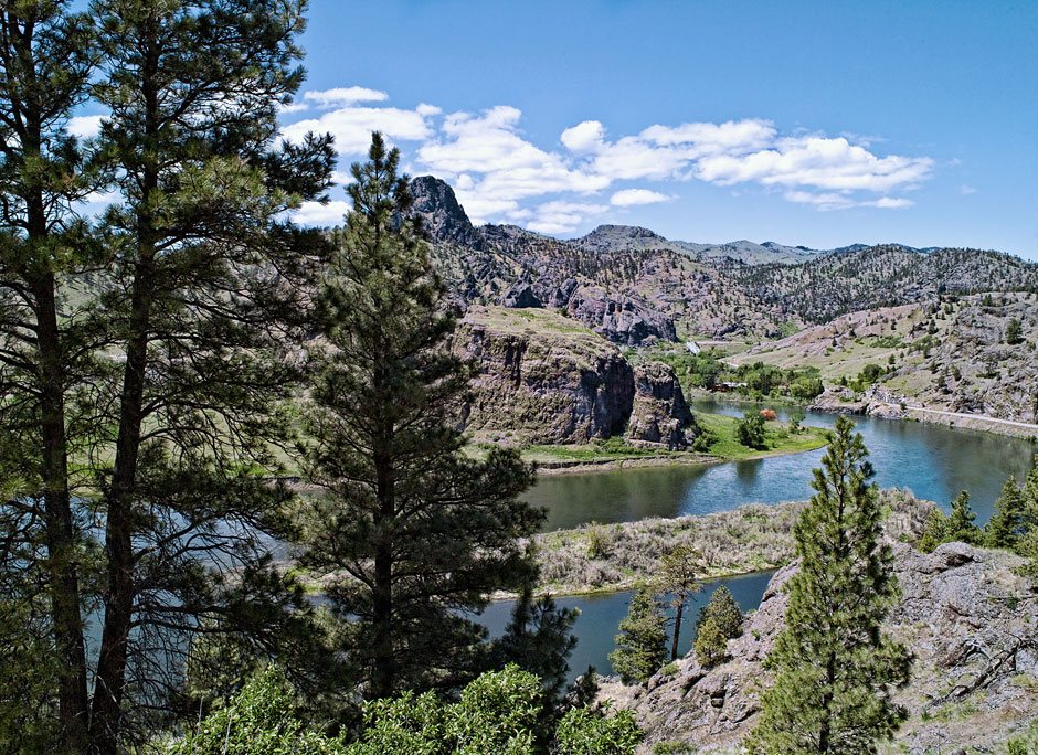 Buy this Volcano Canyon and the Missouri River photograph