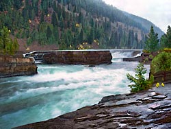 Kootenai Falls near Libby Montana