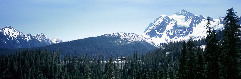 Mt Shuksan panorama is a Washington Cascades panorama