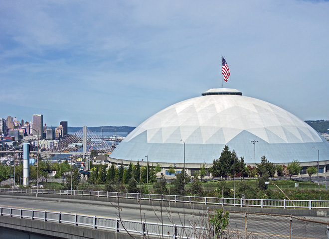 Tacoma Dome sports arena, Washington State