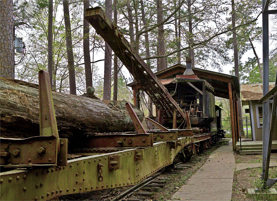 Buy this Piney Woods: Log Loader at Forestry Museum -  Lufkin TX photograph