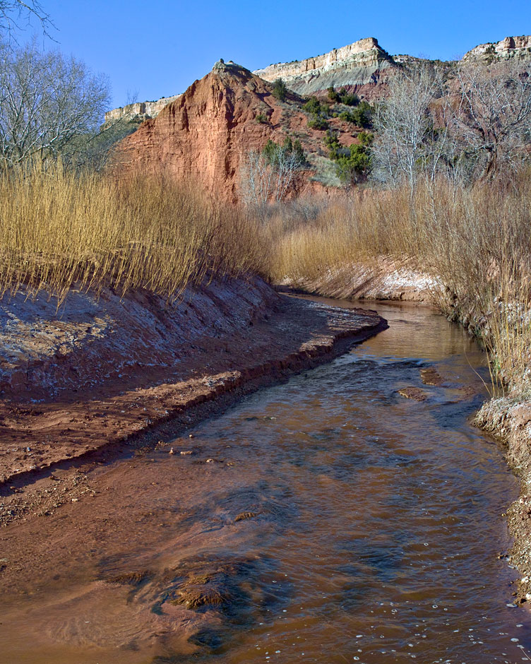 Buy this Prairie Dog Town Fork of the Red River (carved entire Palo Duro Canyon!) photograph