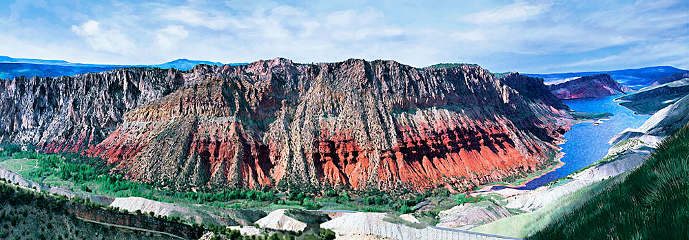 Utah's Flaming Gorge National Recreation Area - from Sheepcreek Overlook