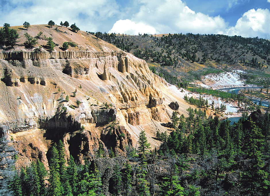 Buy this Yellowstone Canyon hillside cliff photograph