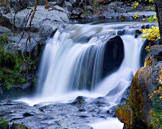 Gorgeous Oregon Rogue River waterfall photo sold as framed art, canvas or digital files